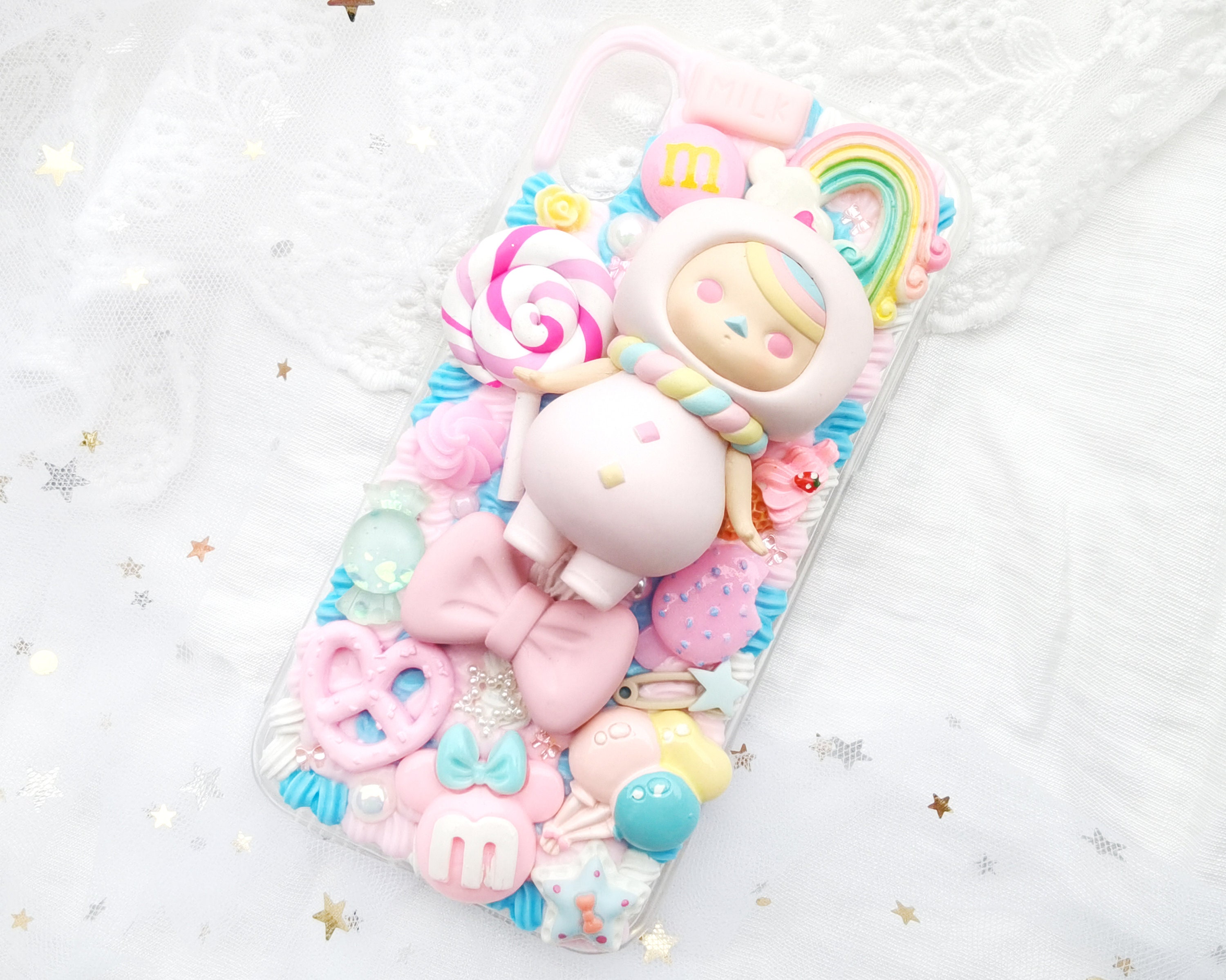 デコデン電話ケース、ポップマート電話ケース、かわいい電話ケース
