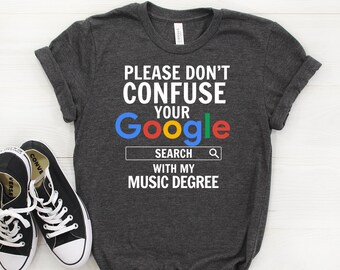 Regalo di laurea in musica, Camicia per laurea in musica, T-shirt per musicista per la laurea, Maglietta per insegnante di musica, Laureati di musica, Regalo musicista divertente