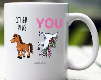 Pta Gift, Pta Mug, Pta Funny Unicorn Mug, Pta Cup, Pta Coffee Mug, Best Pta Mug, Parent-Teacher Association, Pta Gifts, Pta Gag
