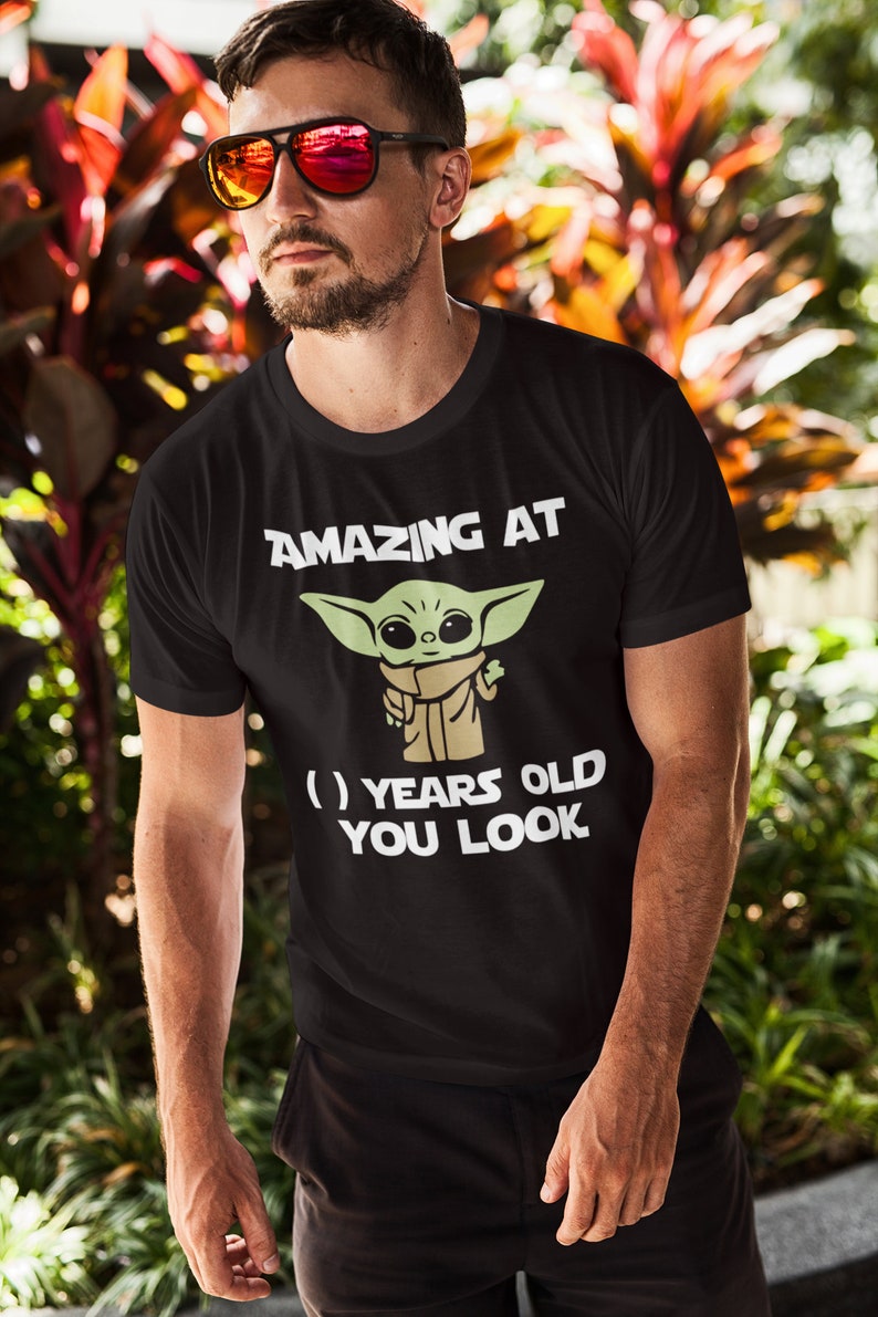 82nd Birthday Shirt, Amazing at 82 Years Old You Look, 82nd Birthday Gift, 82 Birthday Gift, Turning 82 Gift, Baby Yoda Gift, 82 T-shirt image 2