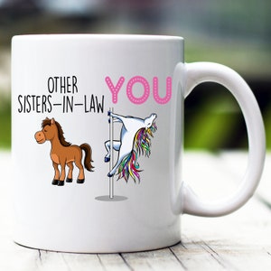 Sister-in-law Gift, Sister-in-law Mug, Sister-in-law Funny Unicorn Mug, Sister-in-law Cup, Sister-in-law Coffee Mug, Best Sister-in-law Mug