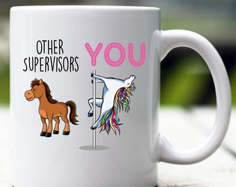 Supervisor Gift, Supervisor Mok, Supervisor Funny Unicorn Mok, Supervisor Cup, Supervisor Koffiemok, Beste Supervisor Mok, Supervisor Gag