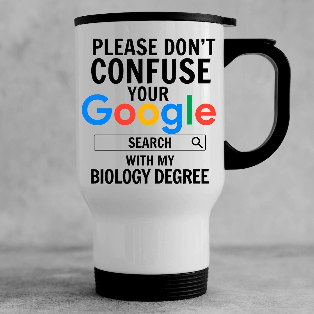 Biology Graduation Gift Biology Degree Travel Mug Biologist Etsy