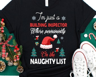 Building Inspector Christmas Shirt, Building Inspector Christmas Gift, Building Inspector Christmas Tshirt, Building Inspector Christmas Tee