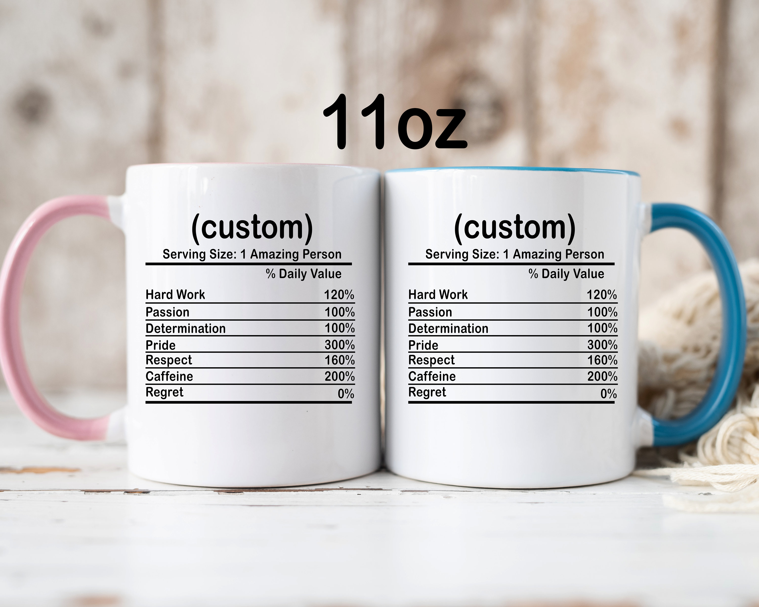 Personalized Cashier Nutrition Facts Mug, Cashier Gift, Nutrition Facts  Custom Mug, Best Cashier Gift, Cashier Cup, Cashier Gag, Cashiers -   Sweden