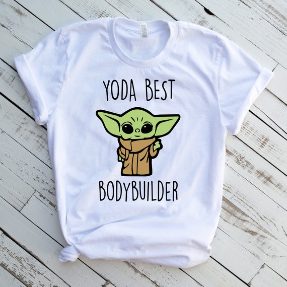 Yoda Best Bodybuilder Shirt Personalized Yoda Bodybuilder Etsy