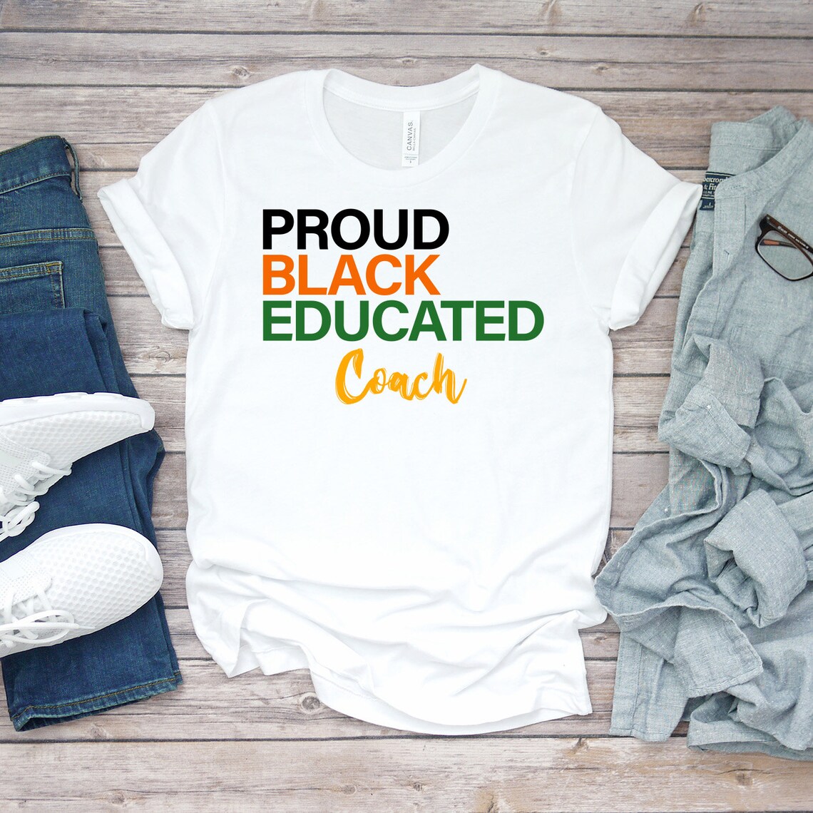 Black Pride Coach Black Proud Educated Tshirt Coach Black Etsy