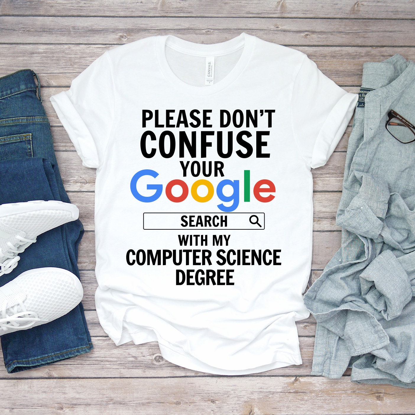 GftyFinds Computer Science Graduation Shirt, Computer Science Degree Gift, It T-Shirt for College Graduation, Coding T Shirt, Gift Idea for It