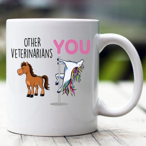 Cadeau vétérinaire, tasse vétérinaire, tasse licorne drôle vétérinaire, tasse vétérinaire, tasse à café vétérinaire, meilleure tasse vétérinaire