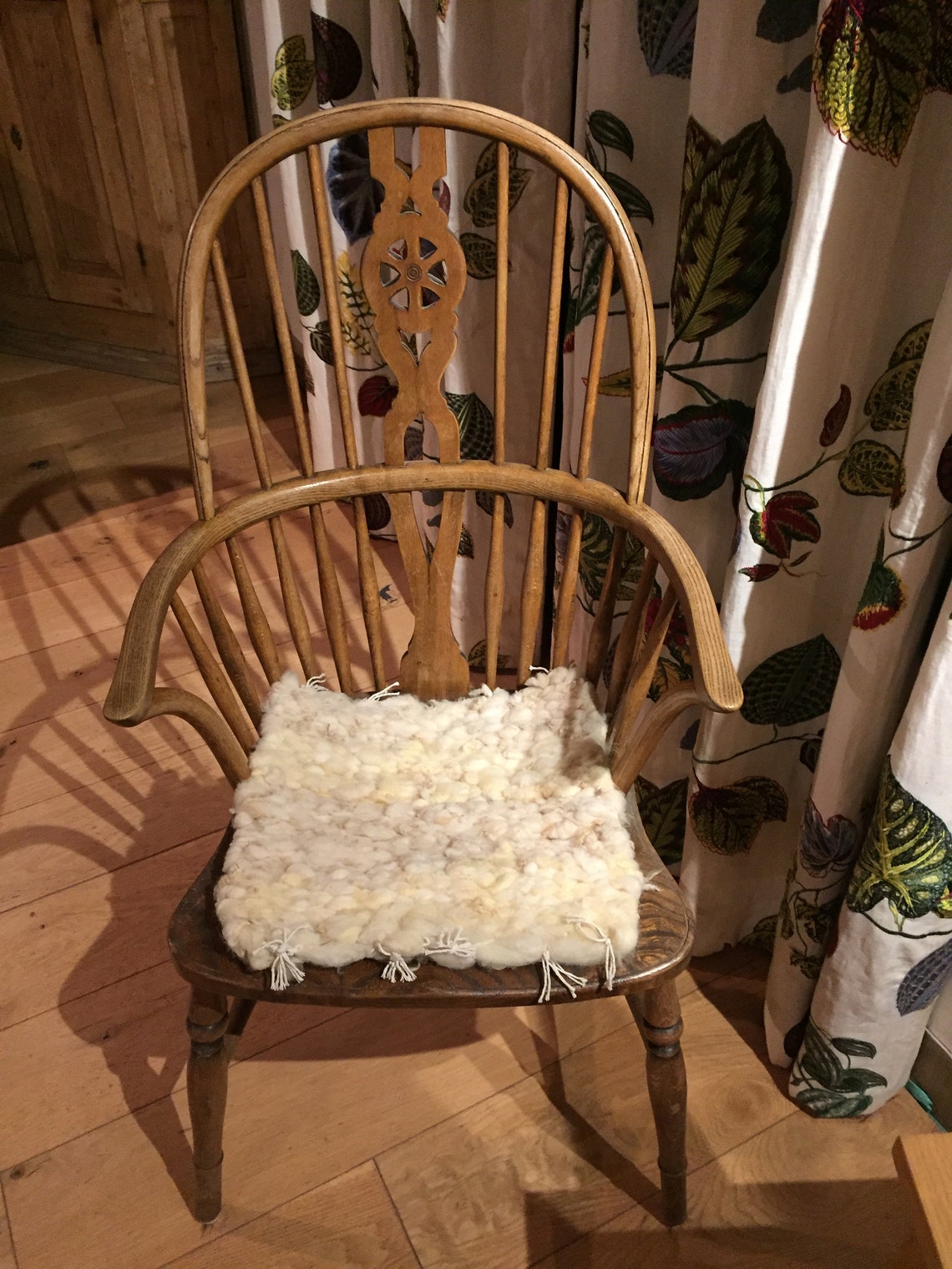 Organic wool seat pad tuffet Etsy