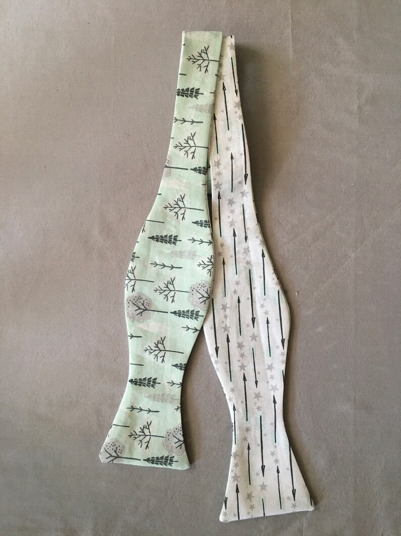 Reversible Butterfly Tip Self-tie Bow Tie