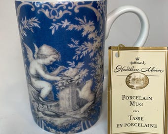 Vintage Hallmark Porcelain Angel Mug