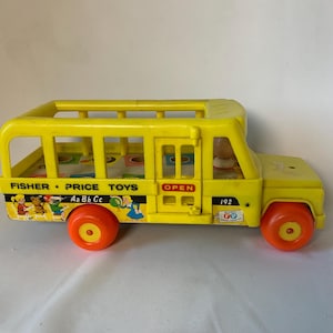 Vintage Fisher Price School Bus