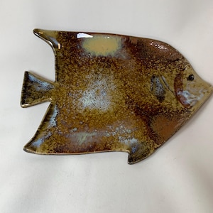 Handmade Fish Plate 9 1/2”