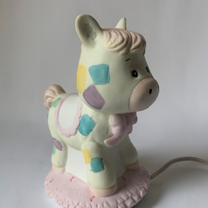 Vtg Pony Nightlight