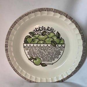 Vintage Royal China by Jeannette Apple Pie Plate