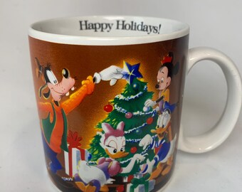 Vintage 1987 Disney Holiday Mug
