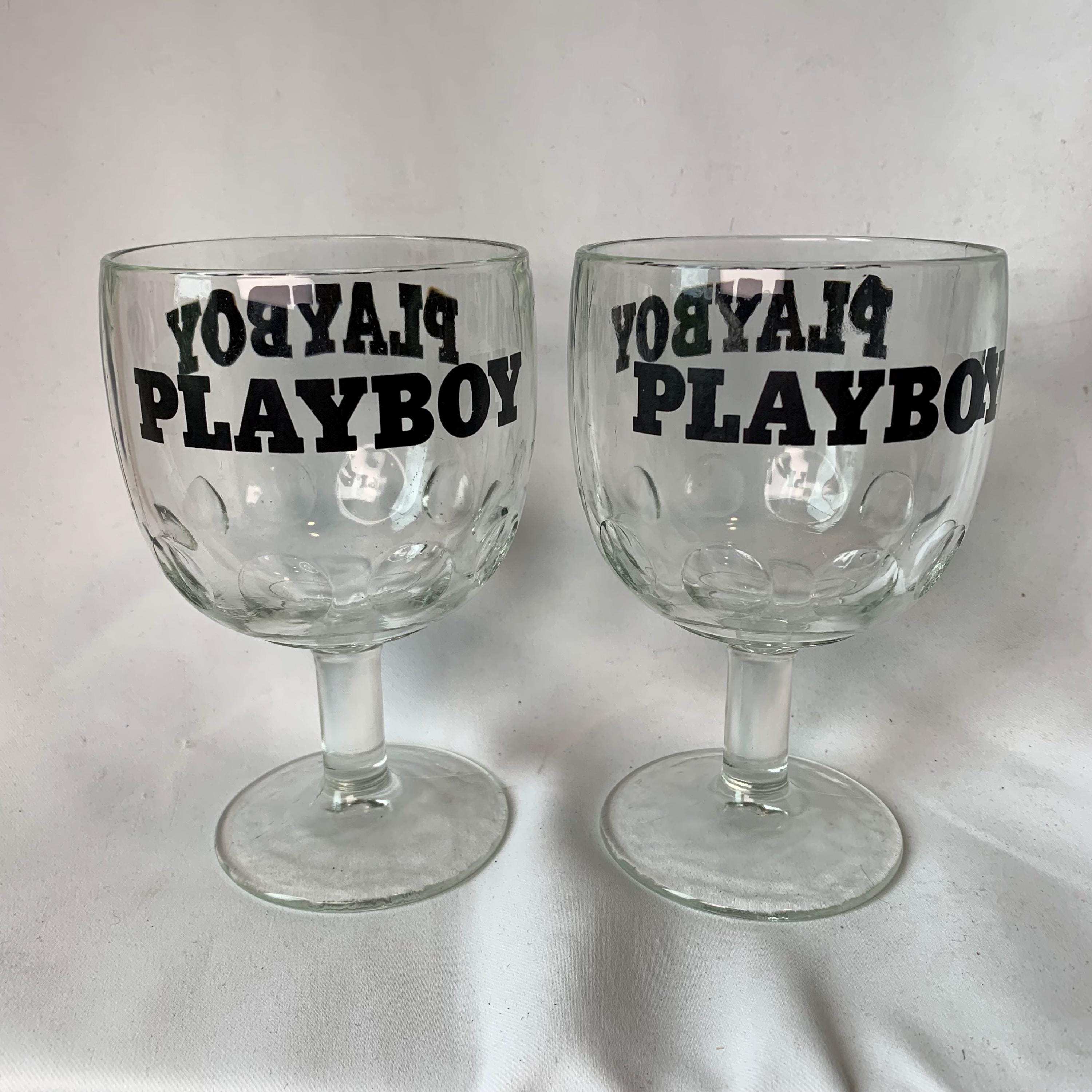Vintage Playboy Drinking Glasses - Etsy