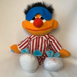Vintage 1996 Working Sleep And Snore Ernie Doll 17” Works!