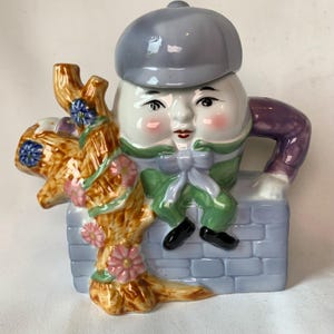 Vintage Feitx Ceramic Humpty Dumpty Tea Pot