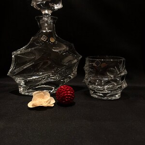 High quality crystal Calypso decanter set decanter +6 tumblers