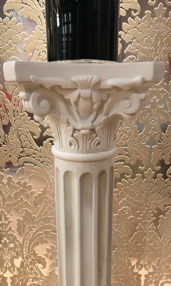 Colonne Romaine Corinthienne En Pierre Ignifuge – Pour Foyer Au Gaz Ou Déco Jardin – Occasion