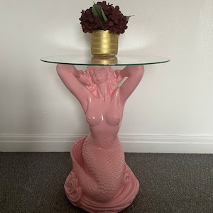 Side coffee table mermaid pink