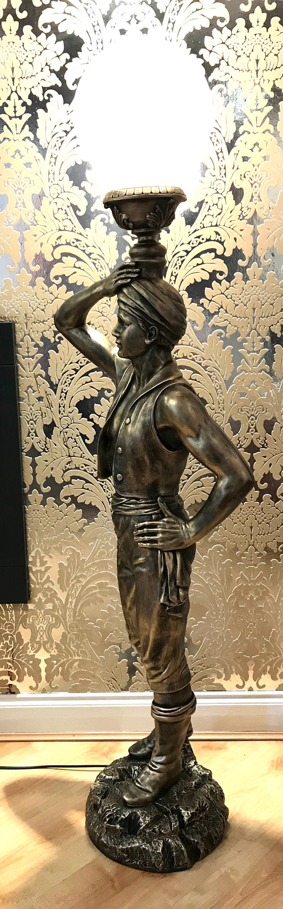 Young Boy From India Floor Lamp - Etsy UK