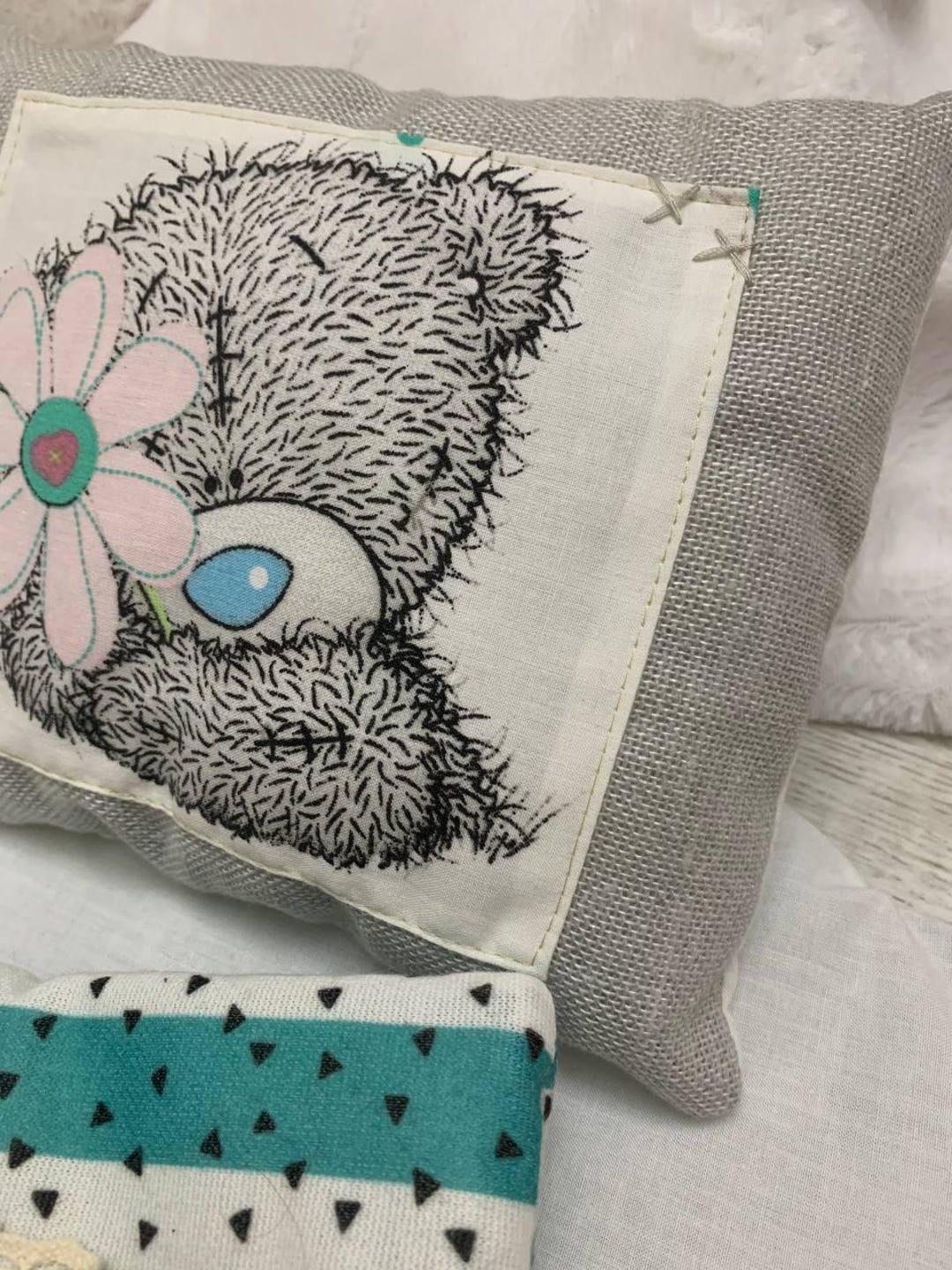 Teddy Bear Doll Bedding Set: Cotton Doll Bed Linen, Sleep Mask - Etsy