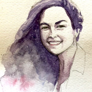 Custom Portraits Watercolor image 5