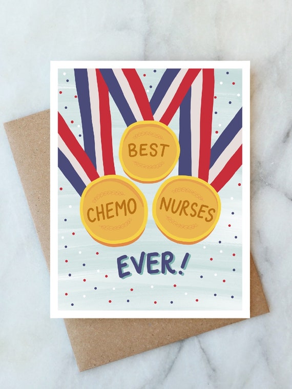 Chemo Nurse Thank You Card Best Chemo Nurses Ever Thank You Etsy