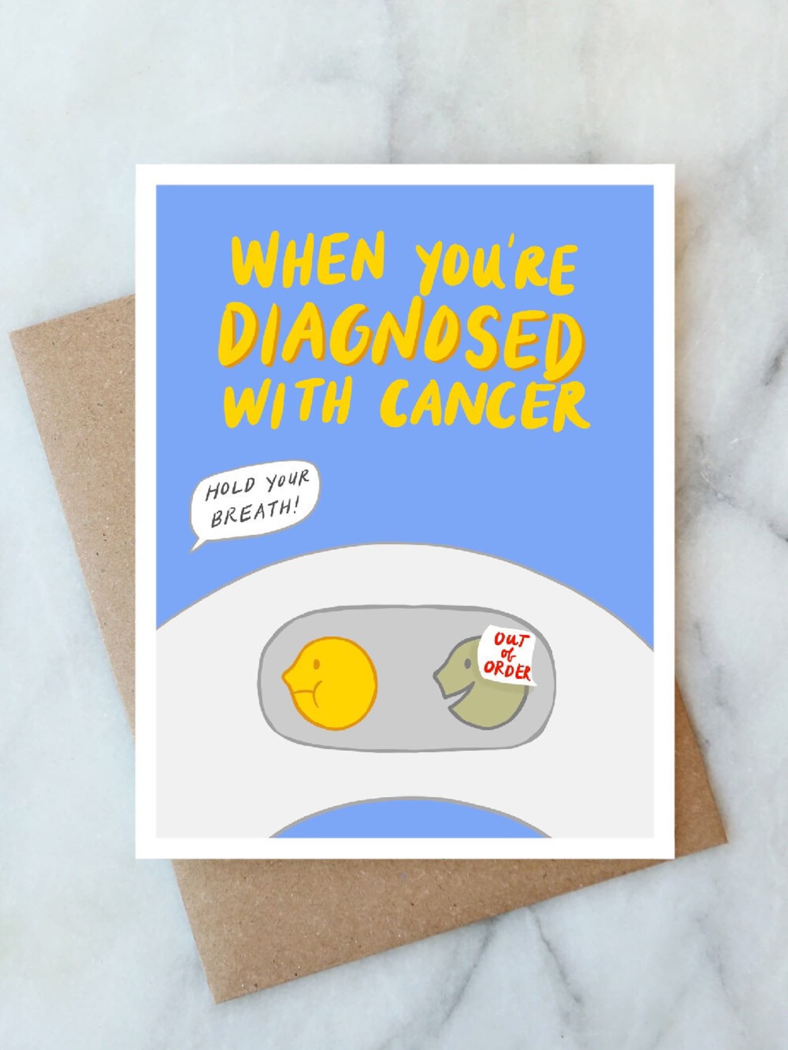 The Cancer Patient Card Funny Diagnosed with Cancer Card CT Etsy