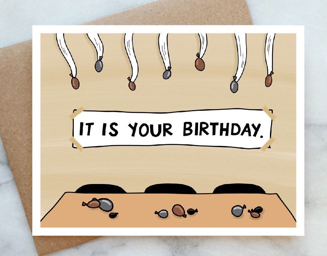 The Office Birthday Card It is Your Birthday Card Dwight Jim - Etsy