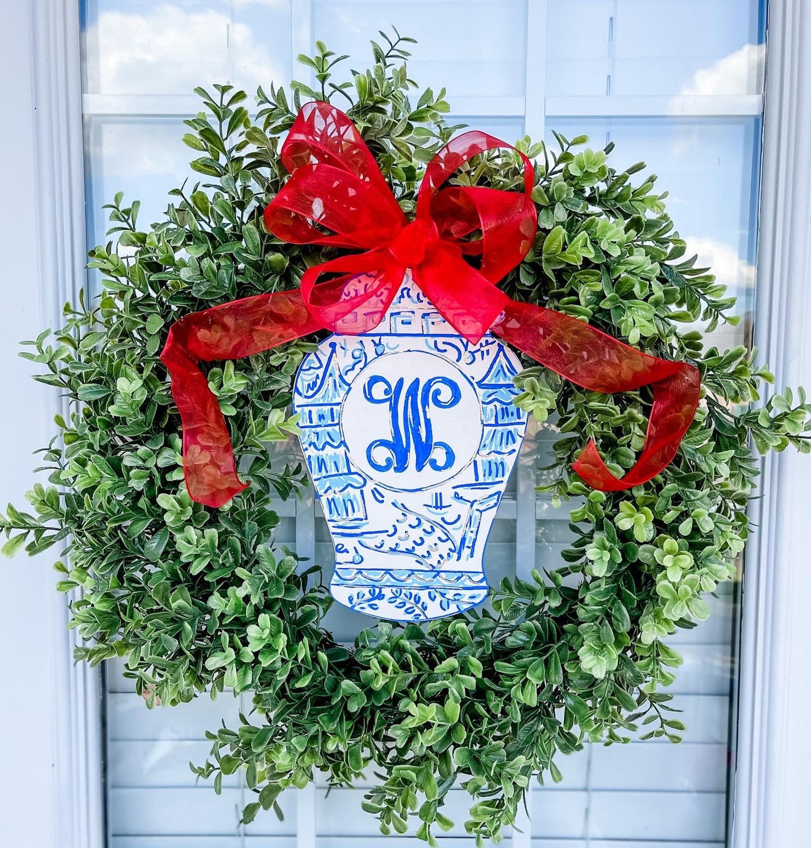 Ginger Jar Door Hanger Etsy