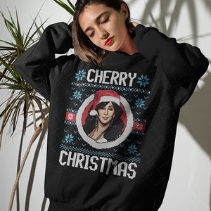 Cher christmas sweater new arrivals