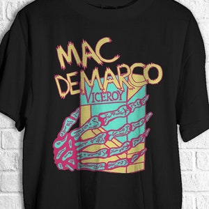 PANXUE Mac Demarco Mens Classic Short Sleeve t-Shirt Black PANXUE Mac Demarco Mens Classic Short Sleeve t-Shirt Black