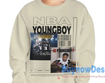 Vintage NBA Youngboy Sweatshirt NBA Youngboy Merch NBA Youngboy
