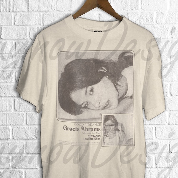 Vintage Gracie Abrams Shirt, Gracie Abrams merch, Gracie Abrams - Camiseta gráfica Good Riddance