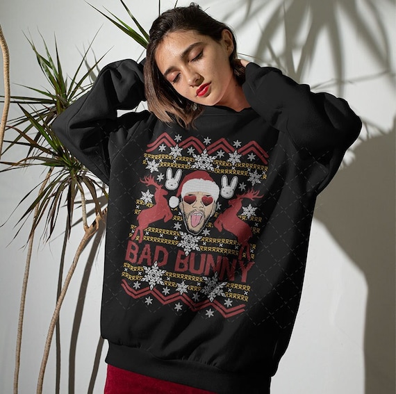 bad bunny christmas sweater