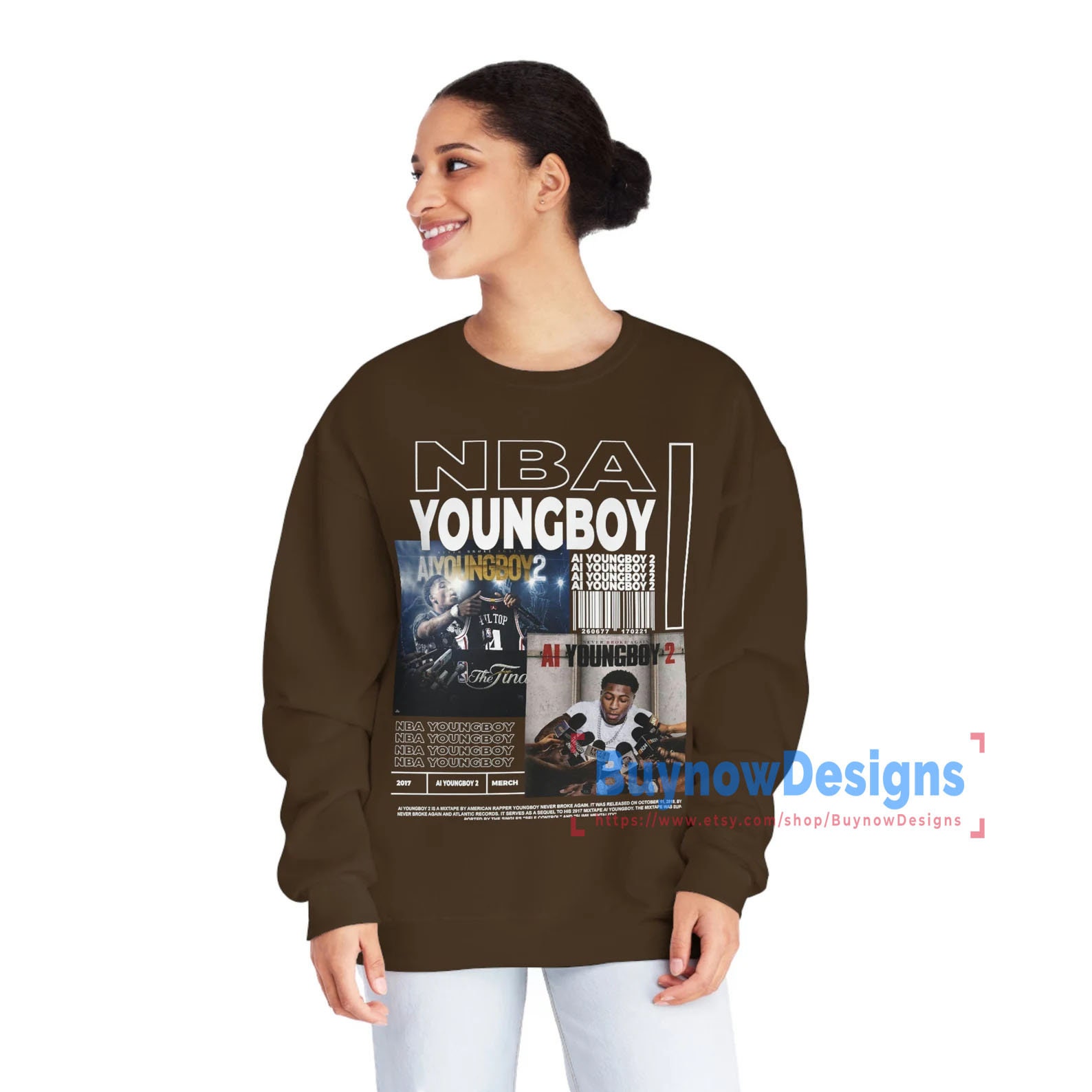 Vintage NBA Youngboy Sweatshirt NBA Youngboy Merch NBA Youngboy