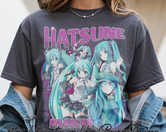 初音ミク Tシャツ アニメ ガール Kawaii Project Diva ボーカロイド