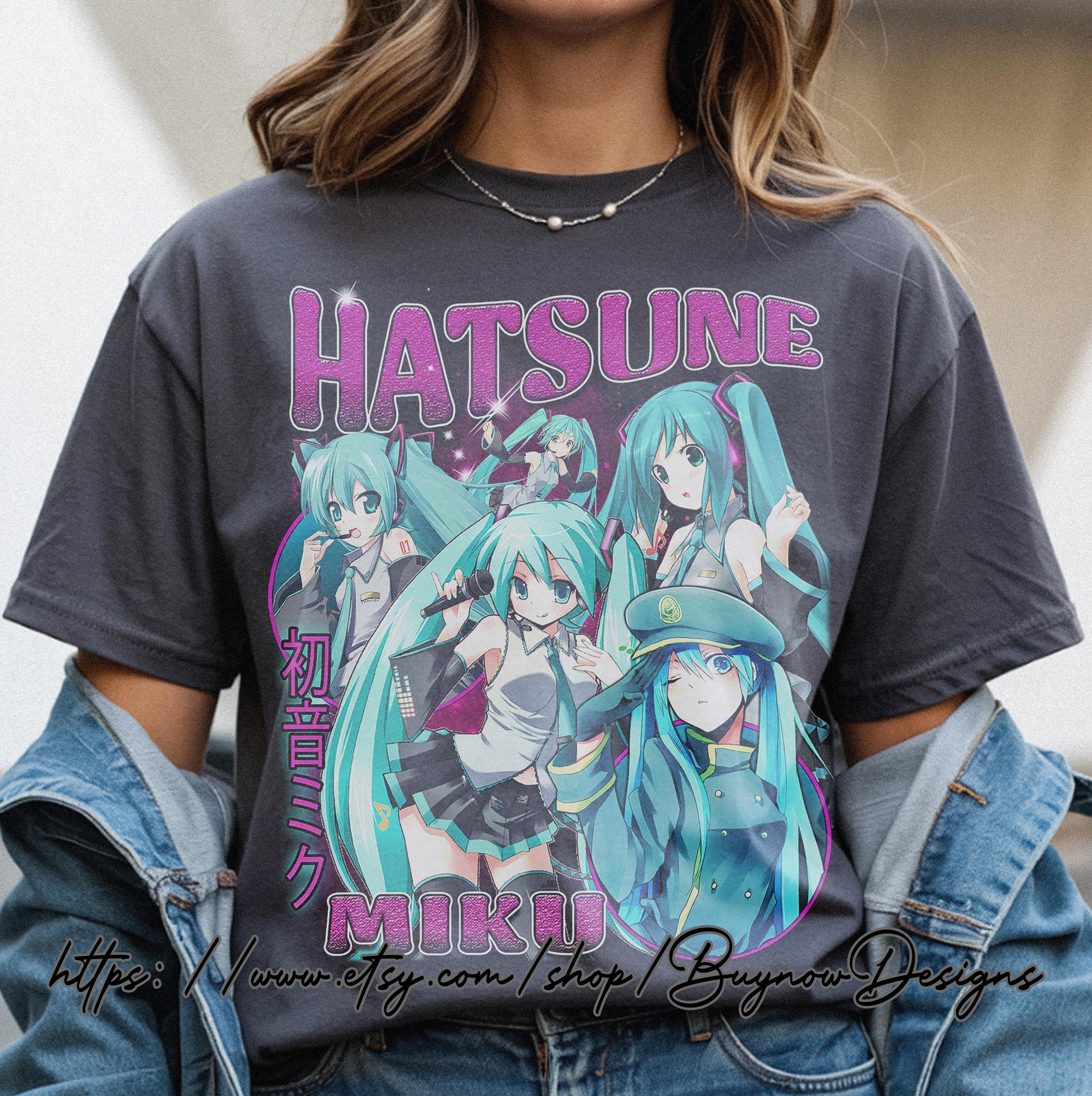Hatsune Miku Vocaloid Anime Girl Kawaii T-shirt | Project Diva Tee