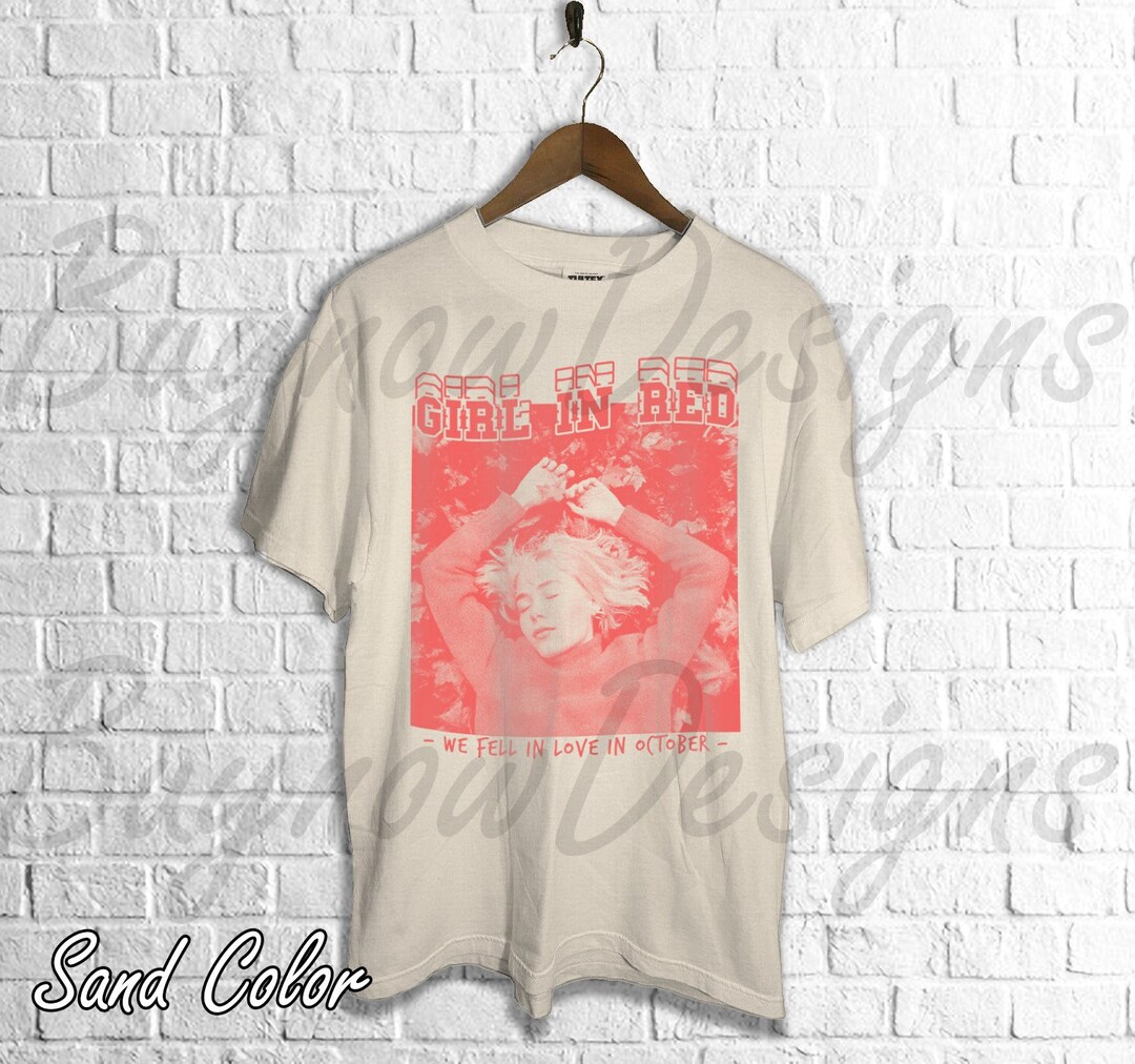 Camiseta Girl In Red, Girl In Red Merch, Girl In Red Nós nos apaixonamos em outubro Camiseta