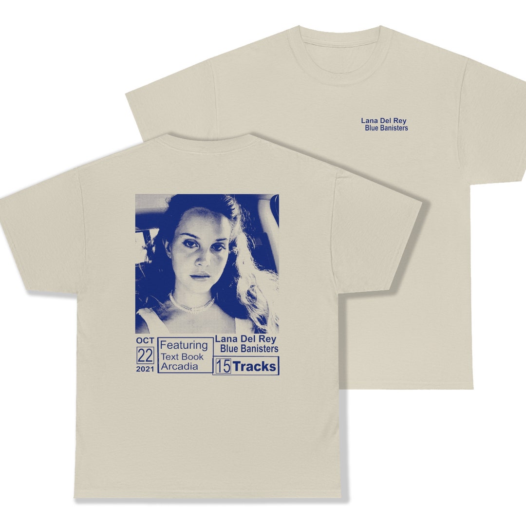 Lana Del Rey Blue Banisters Poster Unisex 2 Side Printed Tshirt Etsy