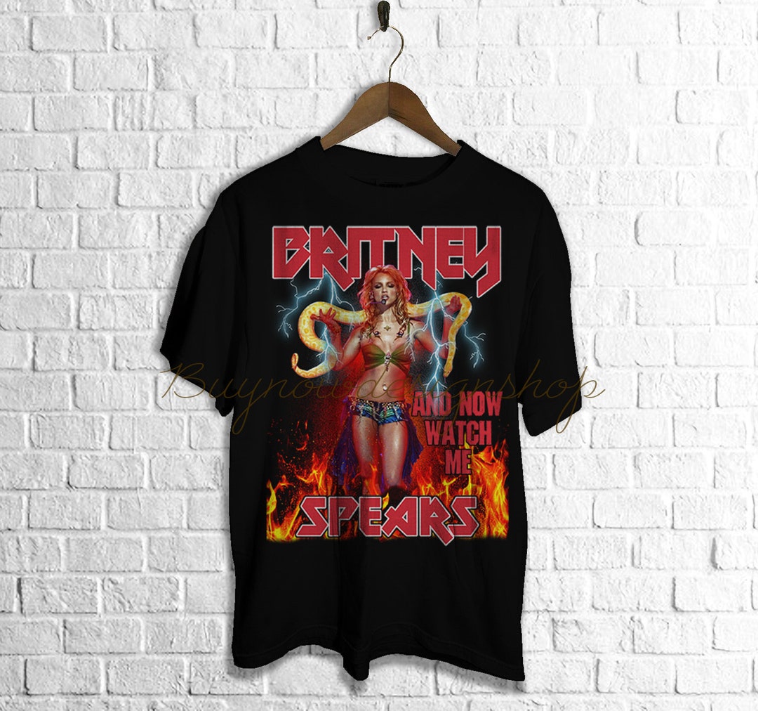 Britney Spears T Shirt , Britney Pop Culture T Shirt , Now Watch Me T