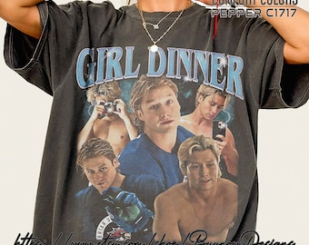 Dean Di Laurentis Shirt Girl Dinner Vintage Tee, Off Campus Elle Kennedy Merch, Booktok Bookish Shirt, Comfort Colors 1717 Retro Tee