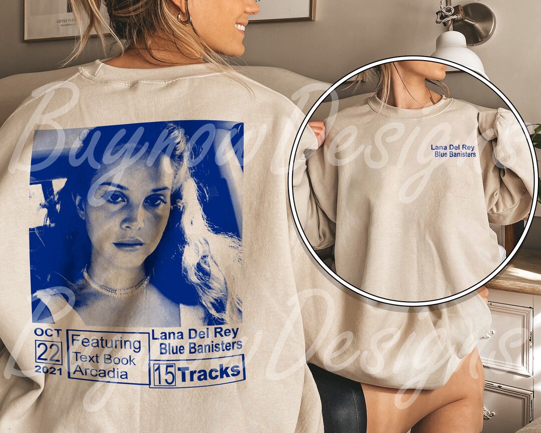 Vintage Lana Del Rey Blue Banisters Poster Unisex 2 Side Etsy