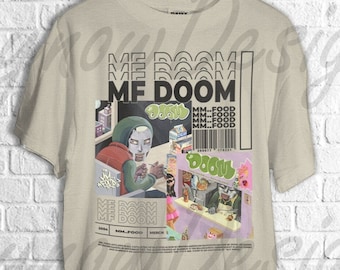 Vintage Mf Doom Shirt, Mf Doom merch, Mf Doom - Mm..Food Poster Graphic tee