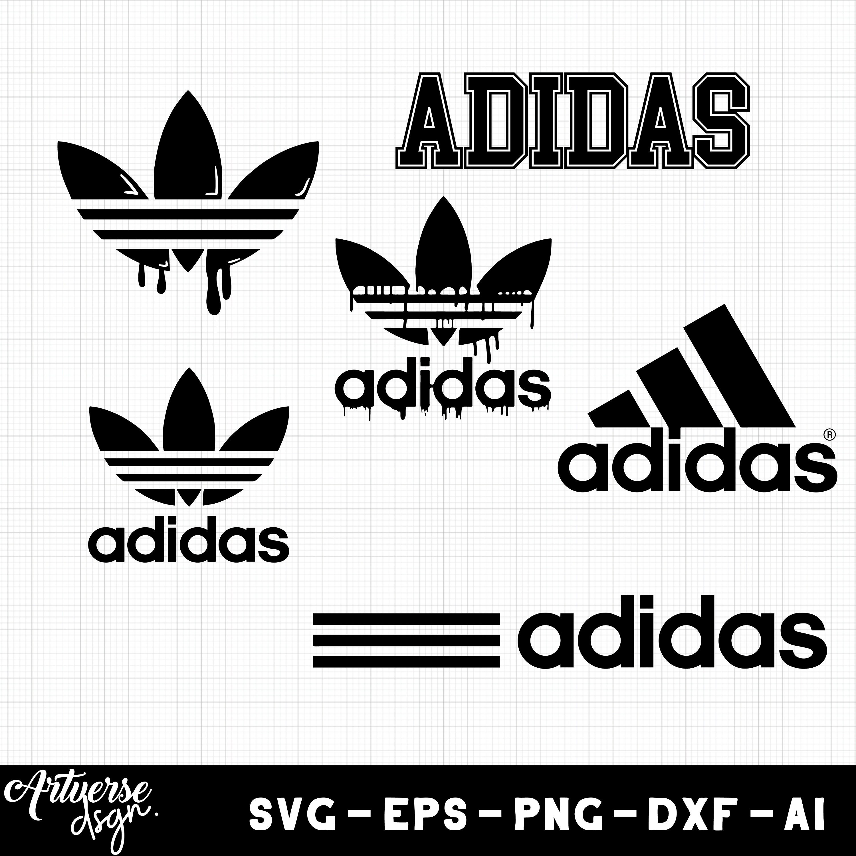 ADIDAS Svg Adidas Logo Svg Adidas Cut File Adidas Logo Cut | Etsy