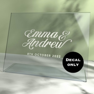 Sinal de casamento personalizado, faça você mesmo, sinalização de boas-vindas para cartões de estufa de vidro, desejos adequados para placas de tamanho a4, a3